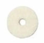 Piano Front Rail Punching, White 7/8"O.D - Individual