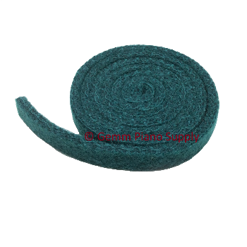 Piano Backrail Cloth, Green Medium