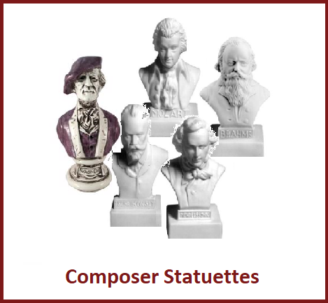 GBC Piano Composer Statuettes