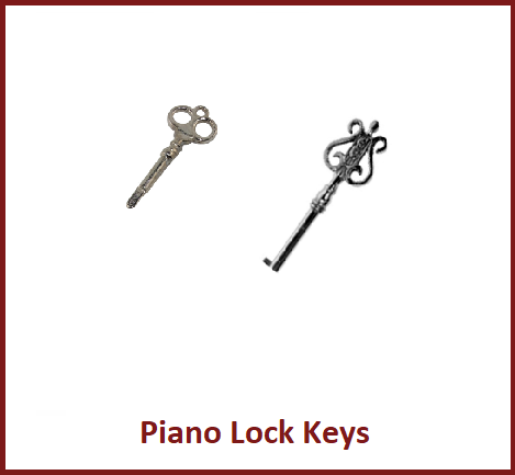 GBC Piano Lock Keys