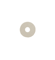 Piano Balance Rail Paper Punchings White .001" Thick x 1/2" OD