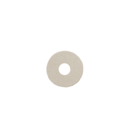 Piano Balance Rail Paper Punchings White .003" Thick x 1/2" OD