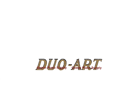 Duo-Art Piano Fallboard Decal