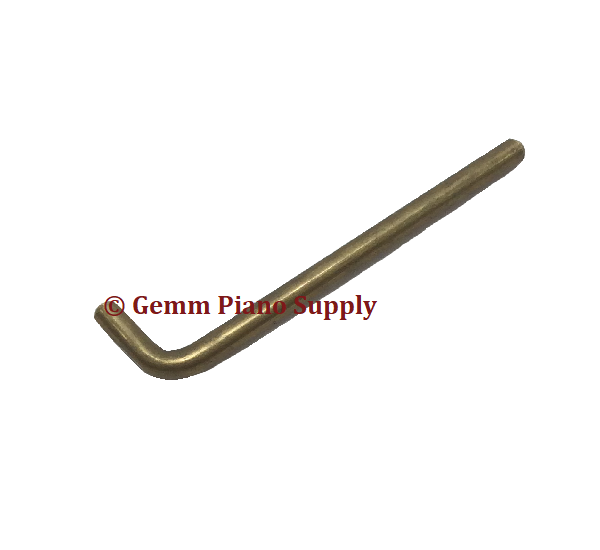 Piano Hinge Pin, Brass 1-3/4" x .133"
