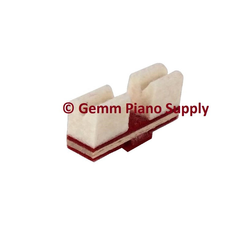 Upright Piano Bass Damper Wedge, Standard (Single Wedge)
