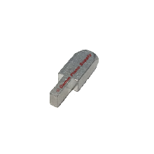 Piano Key Bushing Caul, Aluminum .162" Wedge - Individual