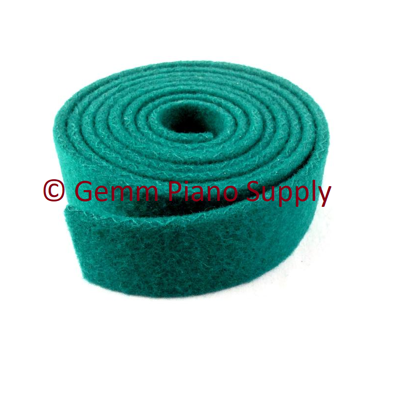 Piano Action Cloth, Green Medium, 1" Wide