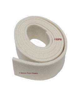 Piano Action Cloth, White Thin, 1" Wide