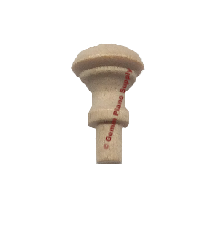 Piano Wood Desk Knob with Peg End Type, Unfinished