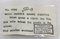 Magic Tricks, Wire Puzzle Game Card, No. 1594