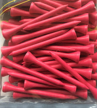 Tommy Armour 2-3/4" Hot Pink Hardwood Golf Tees 75 Count