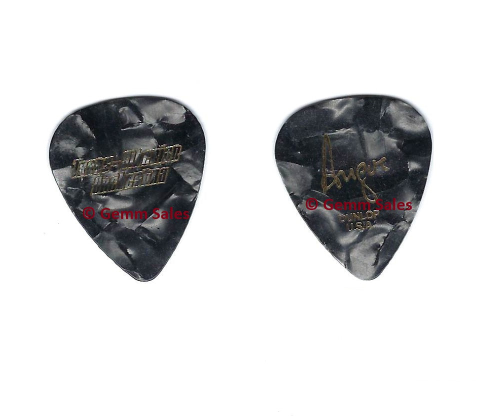 Trans-Siberian Orchestra TSO Autographed Guitar Pick (Black) - Angus Clark 2015 Tour