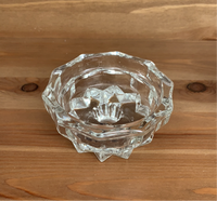 Vintage Kig of Indonesia Taper Candle Holder - Glass